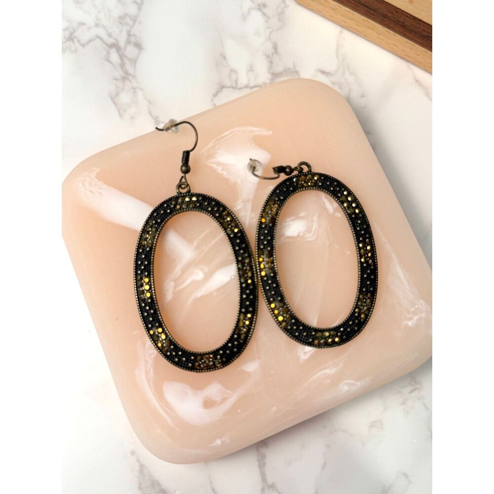 Brass Dangle Earrings